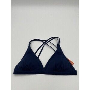 Joe Fresh Navy Cross Back Sports Bra Women Size xl/tg